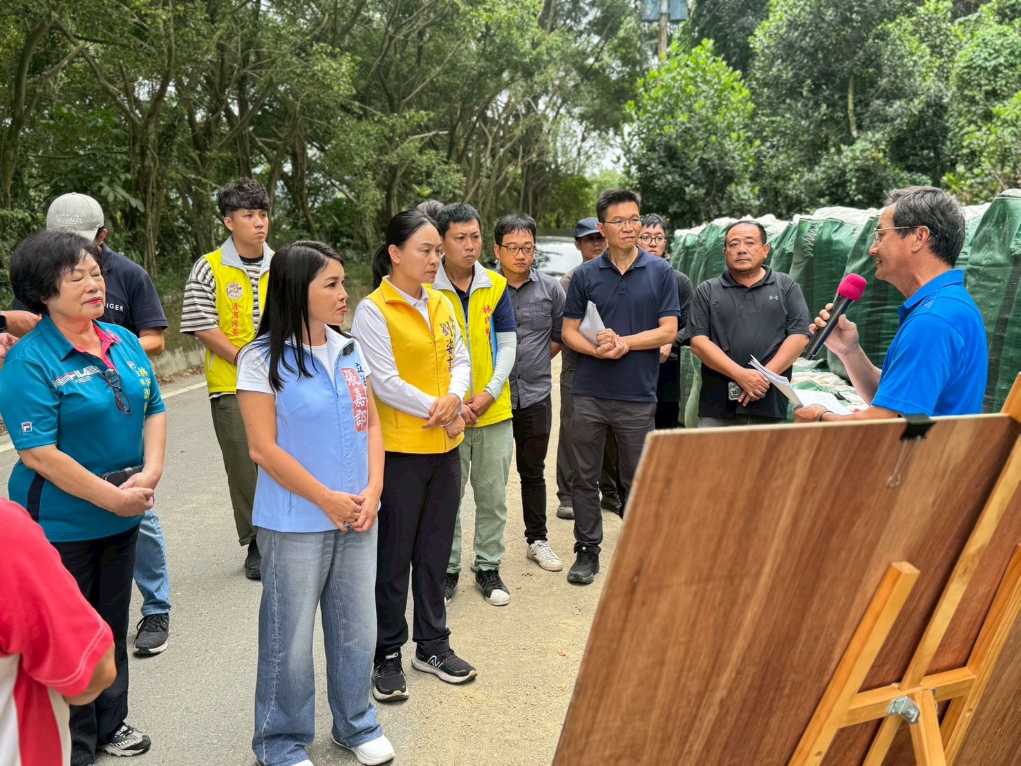 張嘉郡爭取改善林內常態性淹水　林業署、農水署允諾即刻改正 15