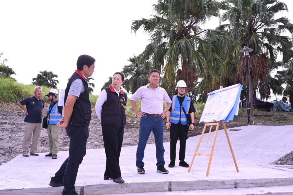 徐榛蔚會勘太平洋公園2工程進度　預計年底同步啟用 7