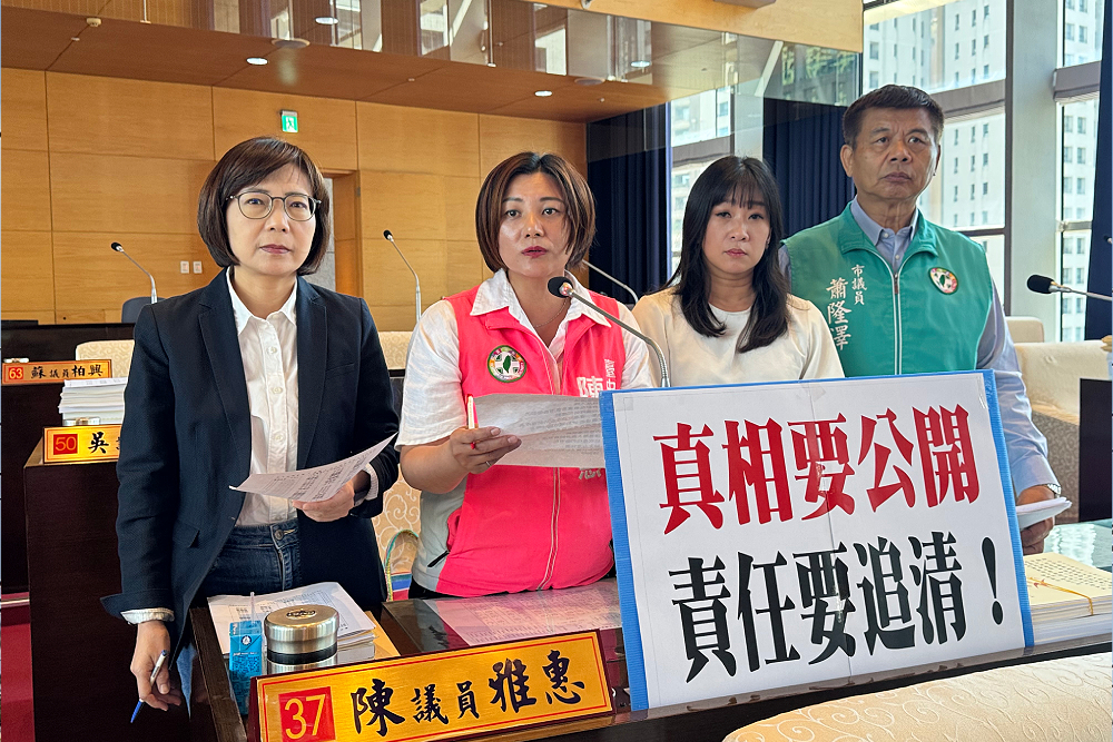 不滿台中市府非洲豬瘟專案報告避重就輕　陳雅惠、張芬郁齊開轟 3