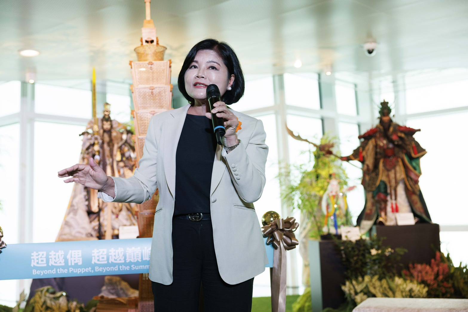 雲林文化登上世界之巔　布袋戲與森林療癒打造台北101高空特展 9