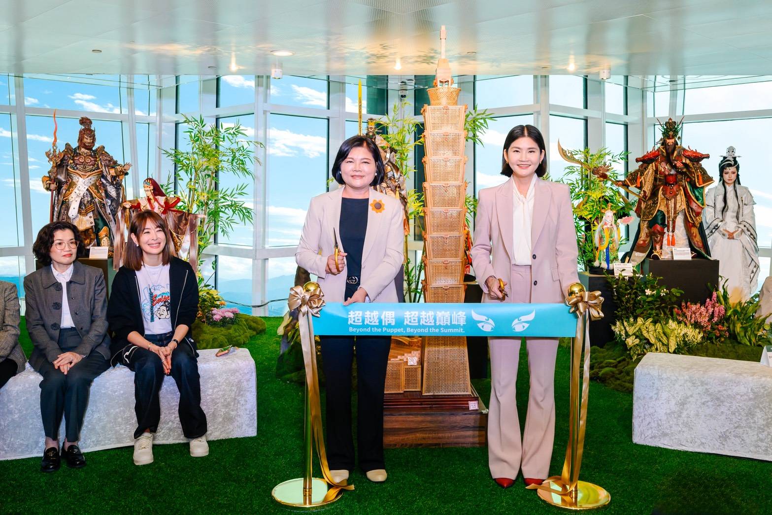 雲林文化登上世界之巔　布袋戲與森林療癒打造台北101高空特展 11