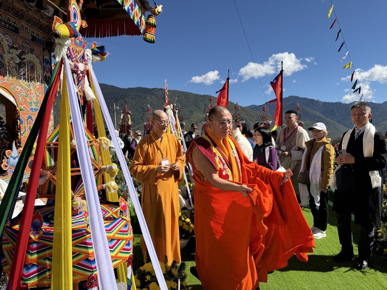 【有影】全球佛教高僧共聚不丹四百年來最大法會　大慧大和尚共祈世界安樂、力促國際佛教交流 13