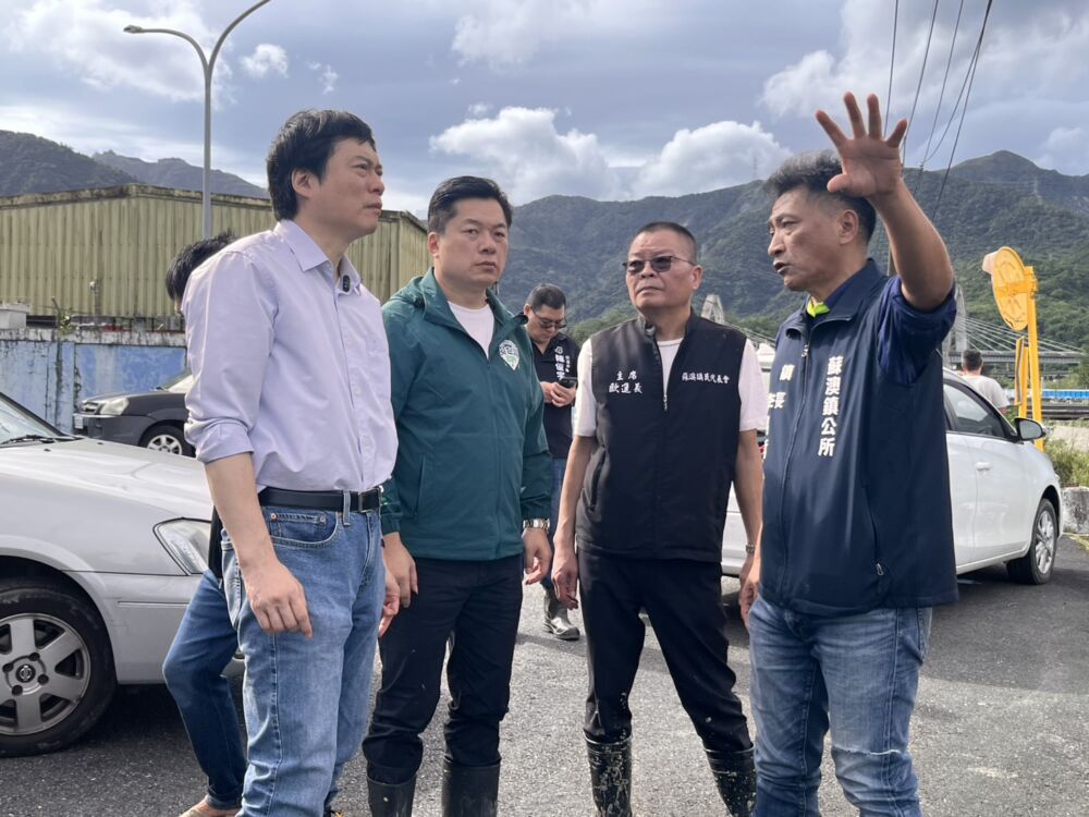 親赴蘇澳勘災　陳俊宇偕林國漳齊籲中央速核分洪道計畫 11