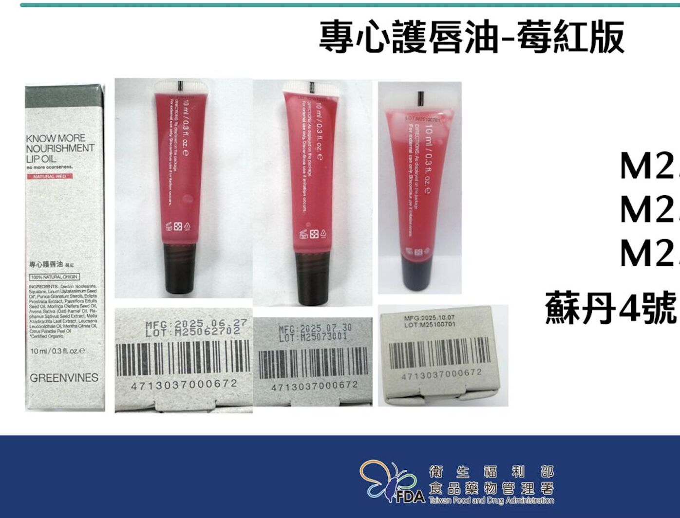 18項蘇丹紅化粧品曝光！歐萊德、古寶無患子... 食藥署證實「濃度極高」 11