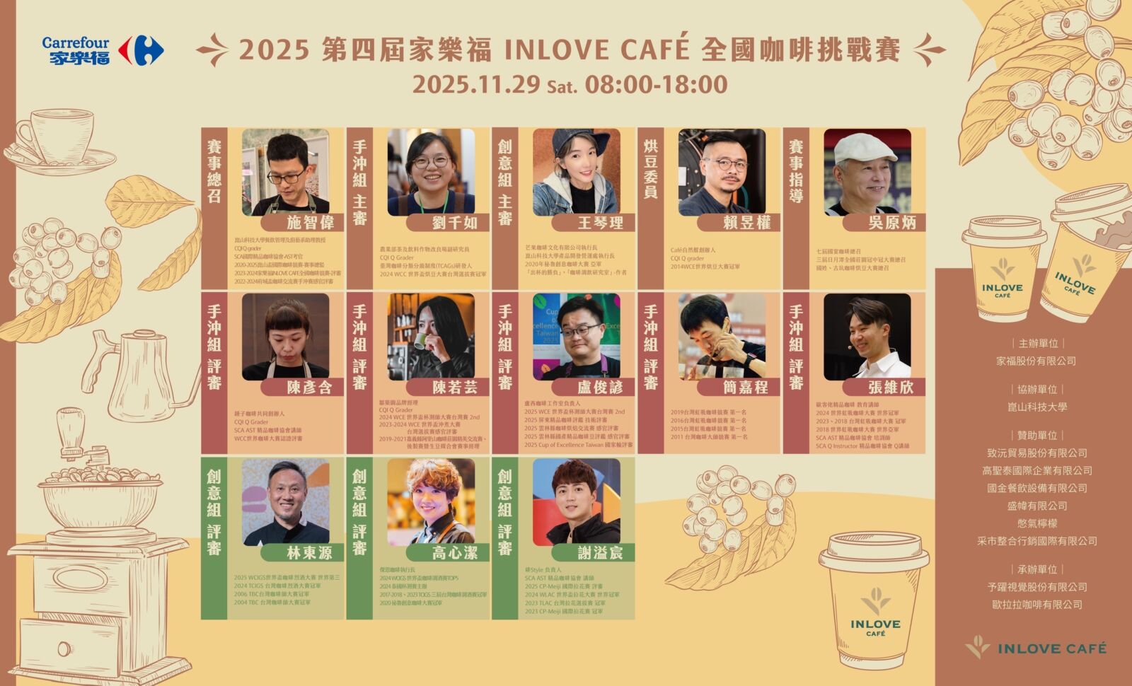 世界冠軍評審坐鎮　家樂福第四屆INLOVE CAFÉ挑戰賽掀咖啡熱潮 7