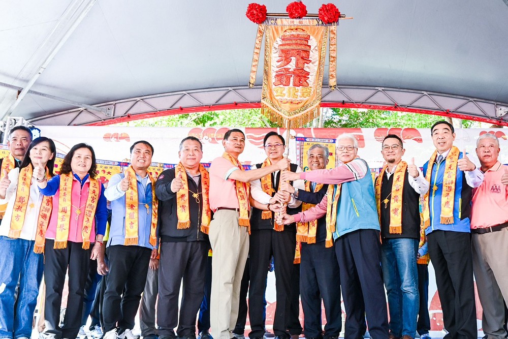 桃園三界爺文化祭21面頭旗齊聚　張善政：展現獨具特色客家文化亮點 5