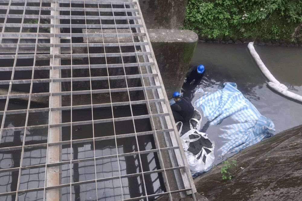 基隆水污染善後 市府開罰非法排放廠100萬元並追查其他污染源 4 照片來源:基隆市政府