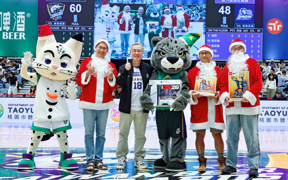 萬名球迷慶連勝　永豐雲豹主題日中場挑戰放送超人氣電玩