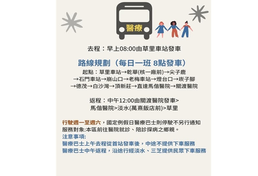 陳家琪兌現承諾 新北石門醫療專車明年1/1直達關渡醫院 21 248251210a04