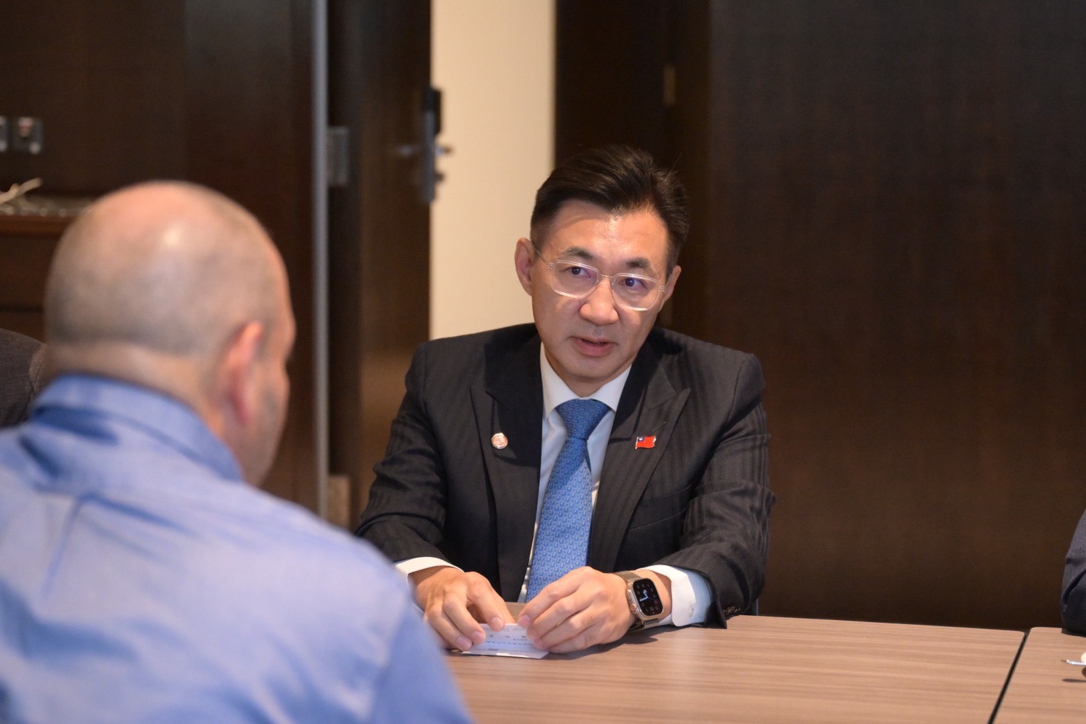 率團赴星國展國會外交　江啟臣會晤美前官員談國防 21