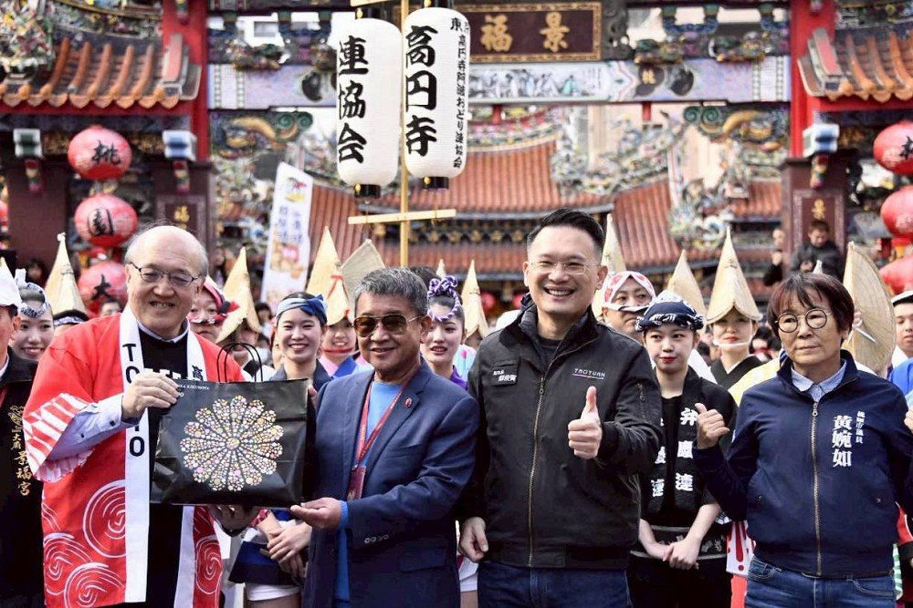 東京高圓寺阿波舞首度攜手桃園景福宮　蘇俊賓：文化交流帶動舊城再生 19