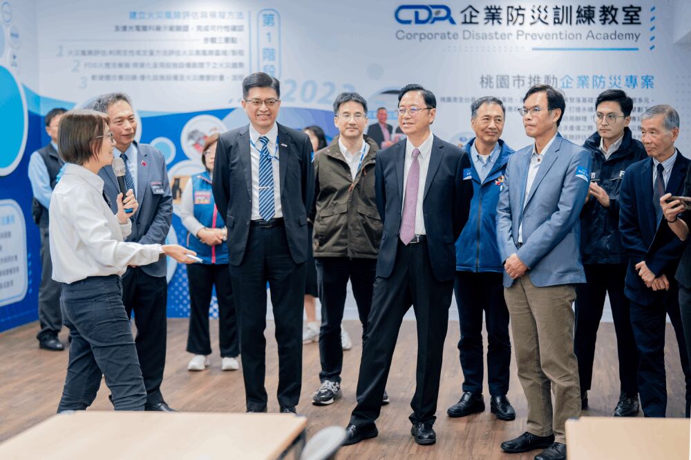 企業防災專案第3階段啟動　張善政：推動符合國際SDGs標準