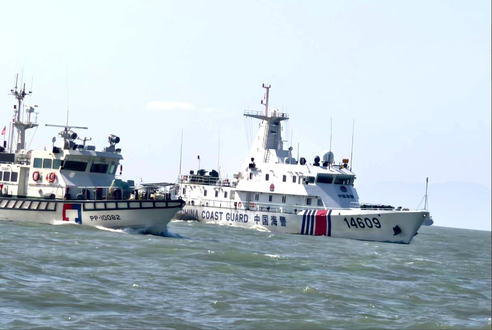 海軍海巡緊盯中國軍演 守護全國人民平安入夢 海軍海巡緊盯中國軍演 守護全國人民平安入夢