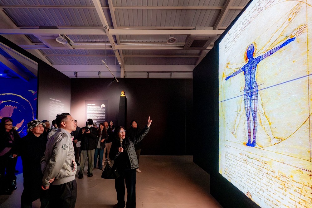 當科技藝術遇到達文西　蘇俊賓手繪「維特魯威人」行銷AI伊甸園 29