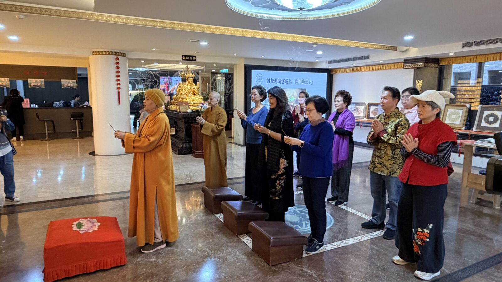 【有影】助力海印道場建寺　華嚴蓮社邀書法名家揮毫義賣、品茗為社會注入正能量 9