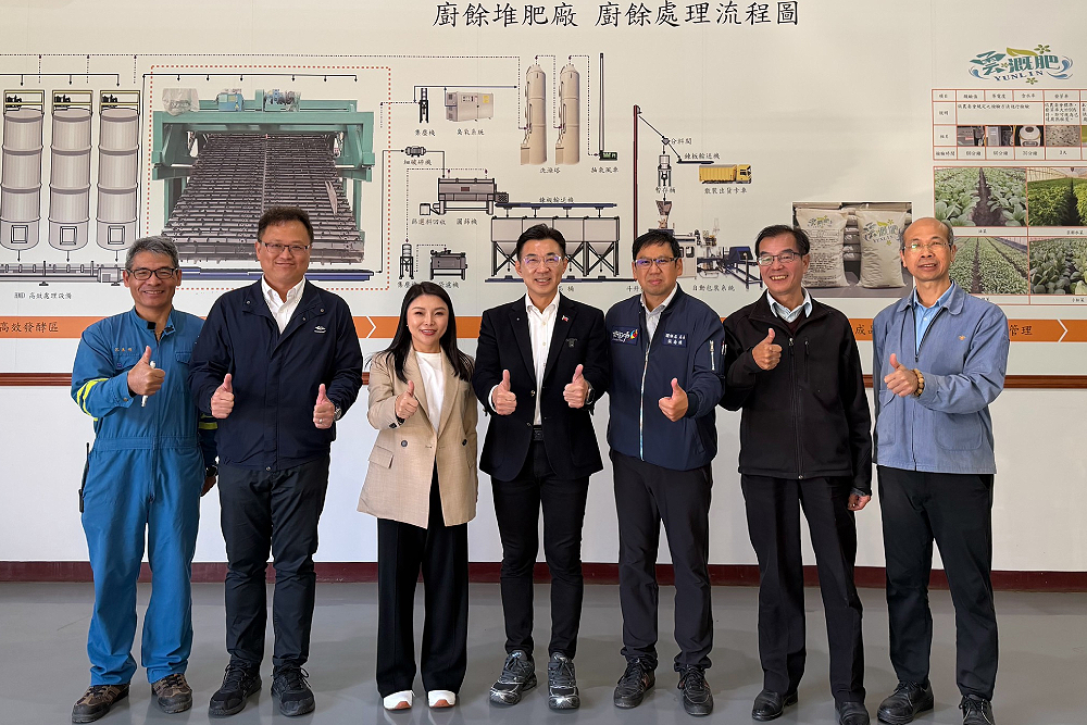 偕張嘉郡考察雲林廚餘去化　江啟臣：台中升級循環經濟2.0 7
