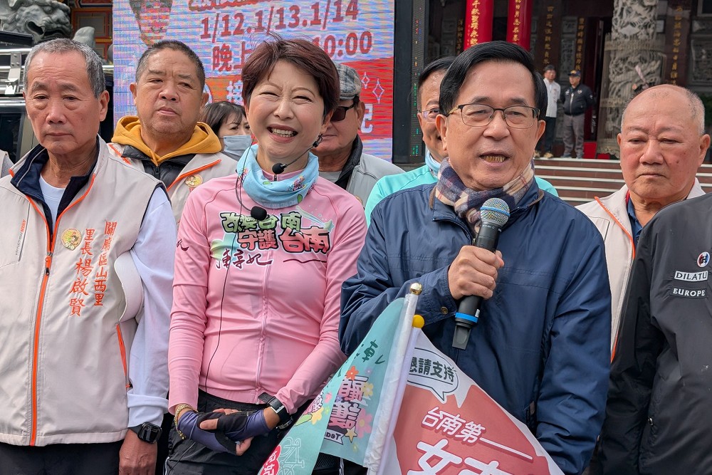 陳亭妃鐵馬行動巧遇前總統　陳水扁力挺台南第一女市長 11