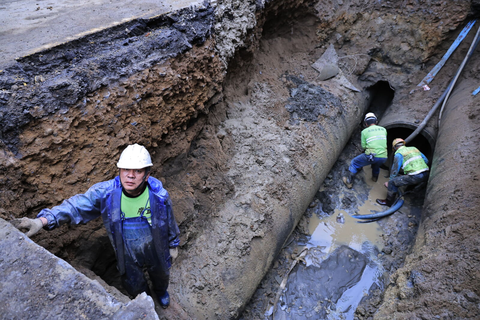 麥金路爆管全基隆近半斷水　謝國樑要求台水全面汰換老舊管線 7