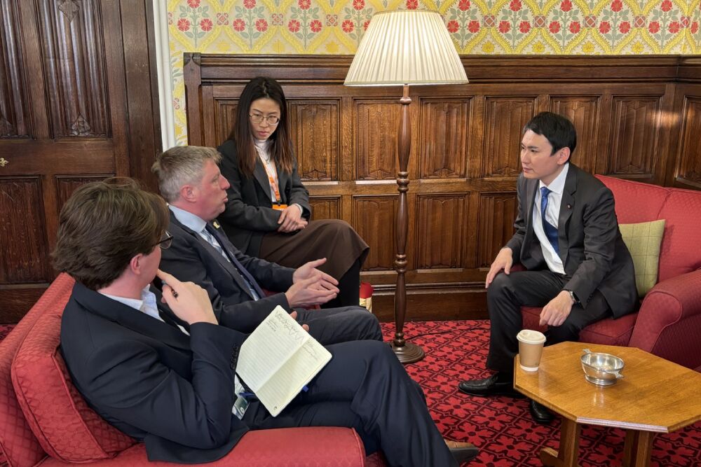 台英國會交流深化安全合作　陳冠廷提3項可優先推進方向