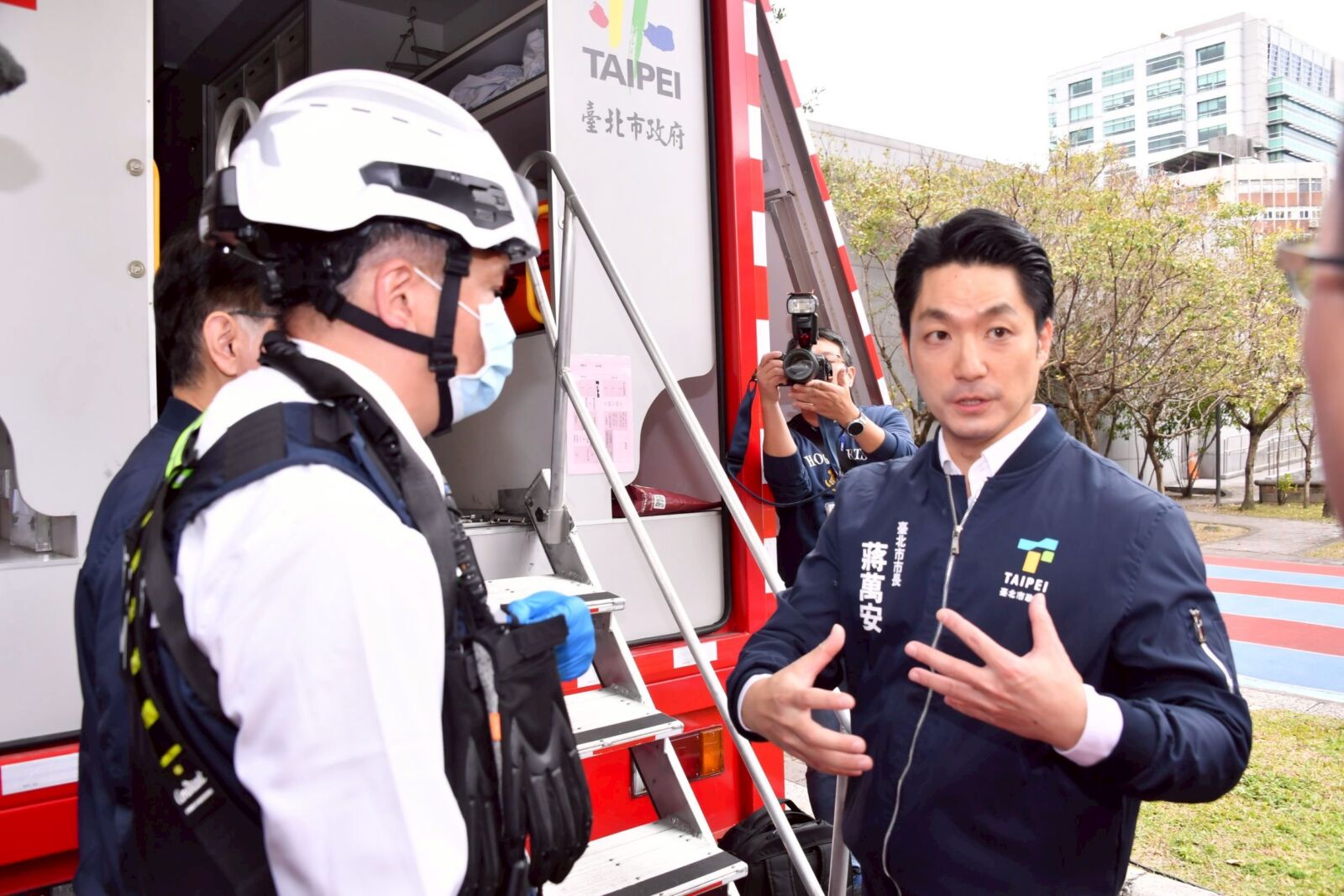 強化因應捷運無差別攻擊　蔣萬安親視察雙北聯防演練 3