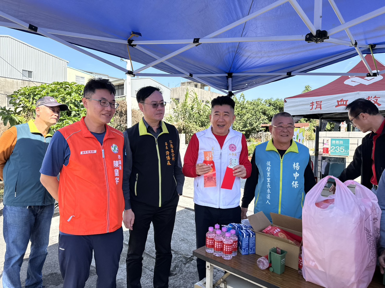 血庫拉警報 王明正攜手仁德五帝廟 發起寒冬送暖捐血公益行動 9