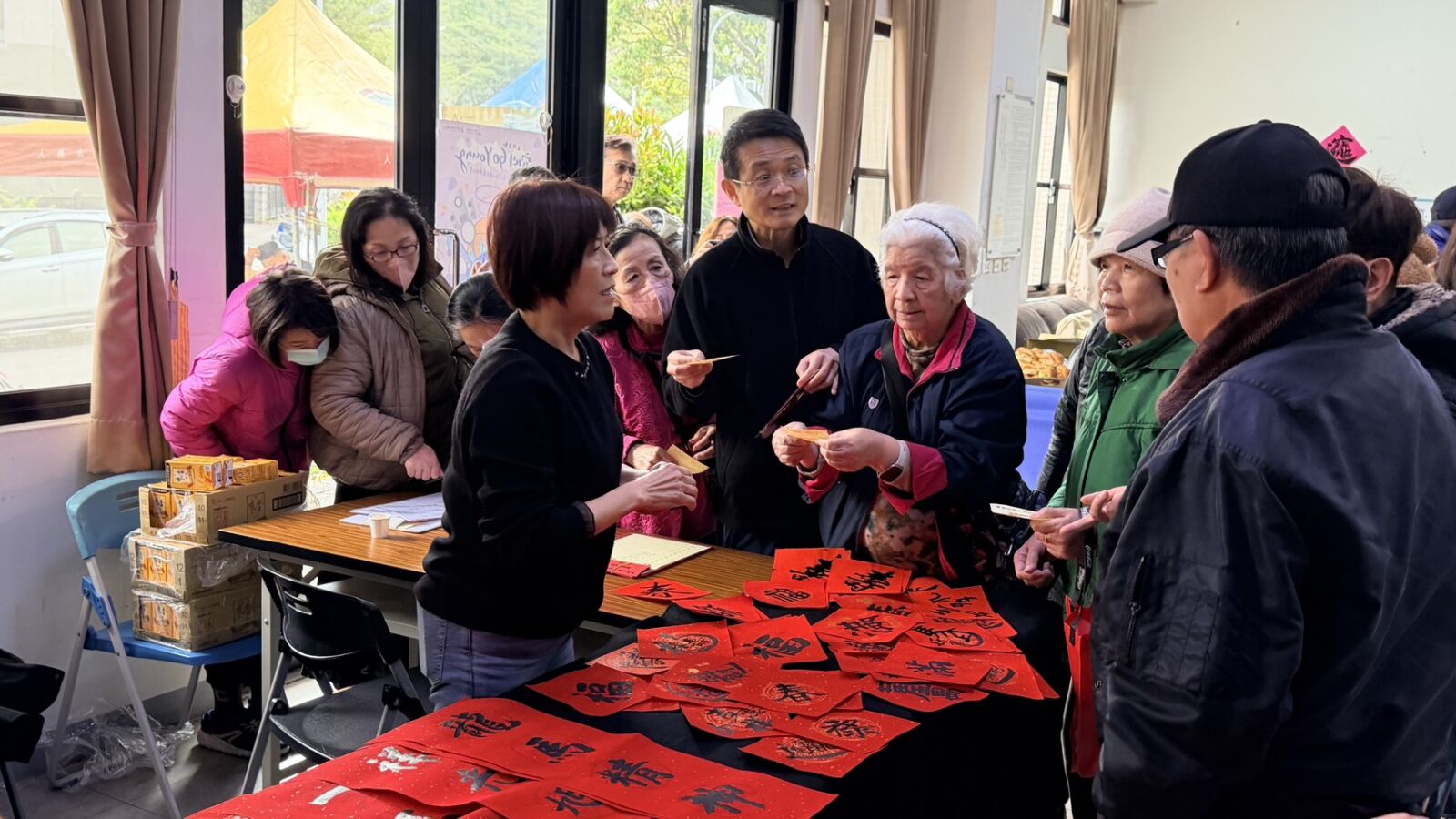 【有影】筆墨迎春、樂韻飄香　新竹眷村藝文活動傳承中華文化、吸引百人參與 65