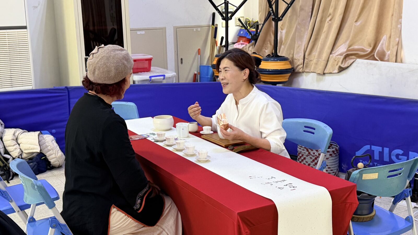 【有影】筆墨迎春、樂韻飄香　新竹眷村藝文活動傳承中華文化、吸引百人參與 69