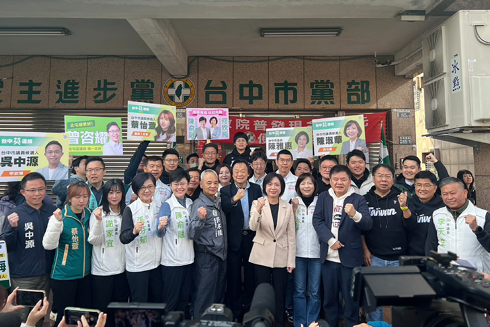 台中綠議員初選3區需民調　藍白各自努力