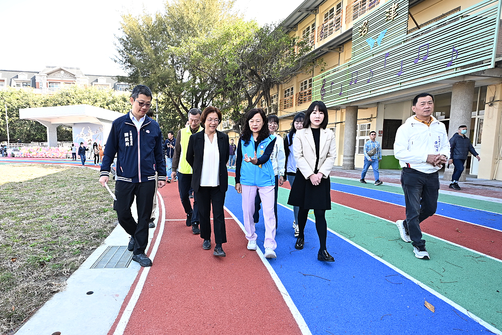 全國首創停車場與蓄洪池共構工程　王惠美：活化彰化鹿港空間共用 5