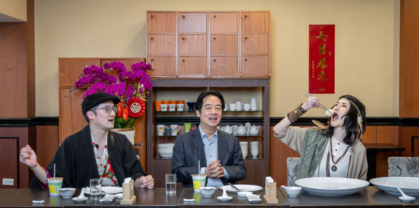 Angela佐藤訪總統府完食百顆水餃　賴清德盼向日本推廣台灣美食 3