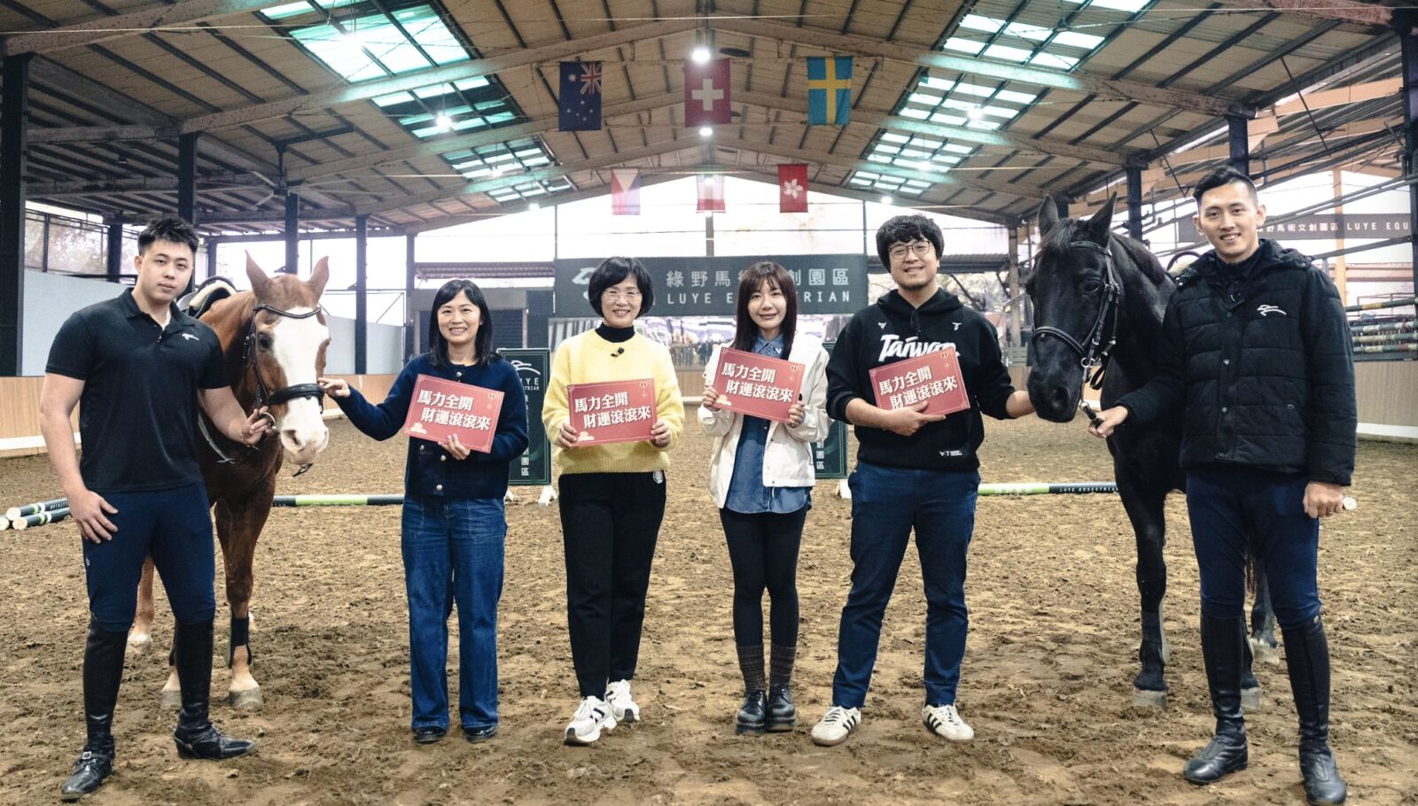 餵馬梳毛迎新年　蘇巧慧笑喊「像沈伯洋」場面溫馨 3