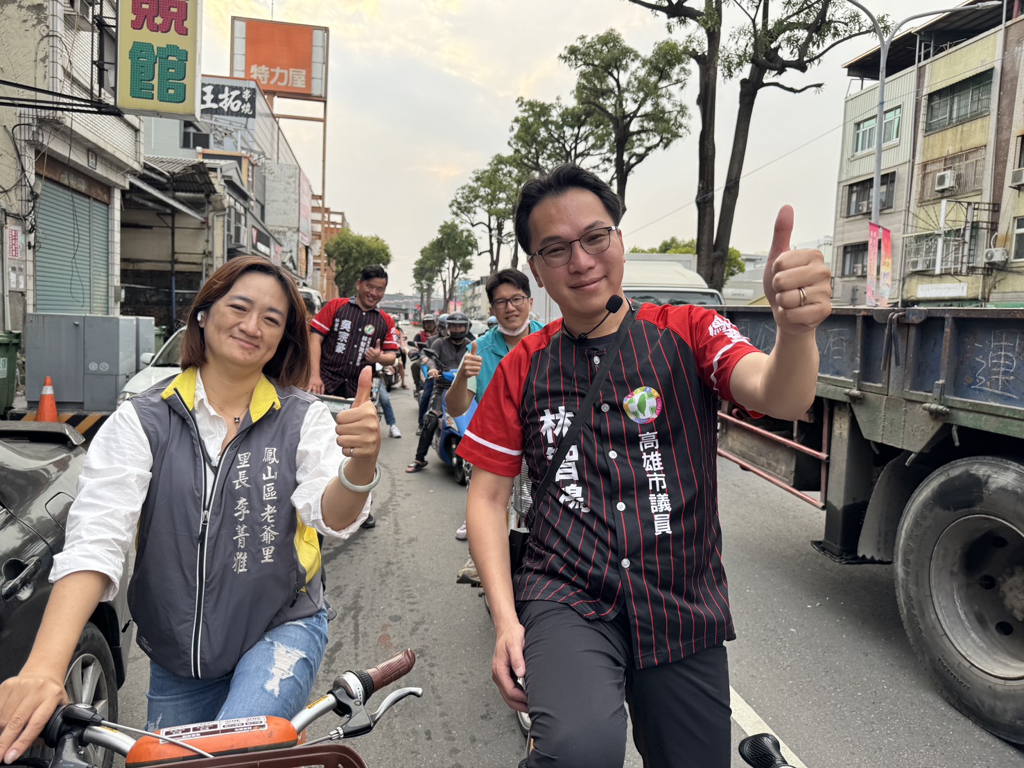 林智鴻騎行逾200公里拜訪市民　多位里長肯定選戰超有感 15