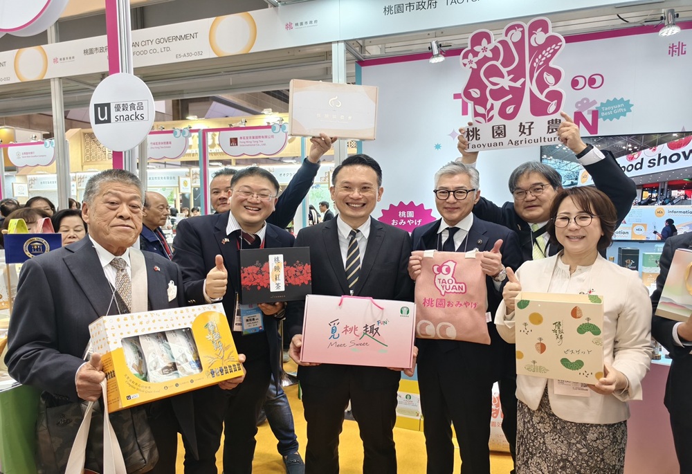 桃園好物進軍東京食品展　蘇俊賓：整合加值把台灣味帶向世界