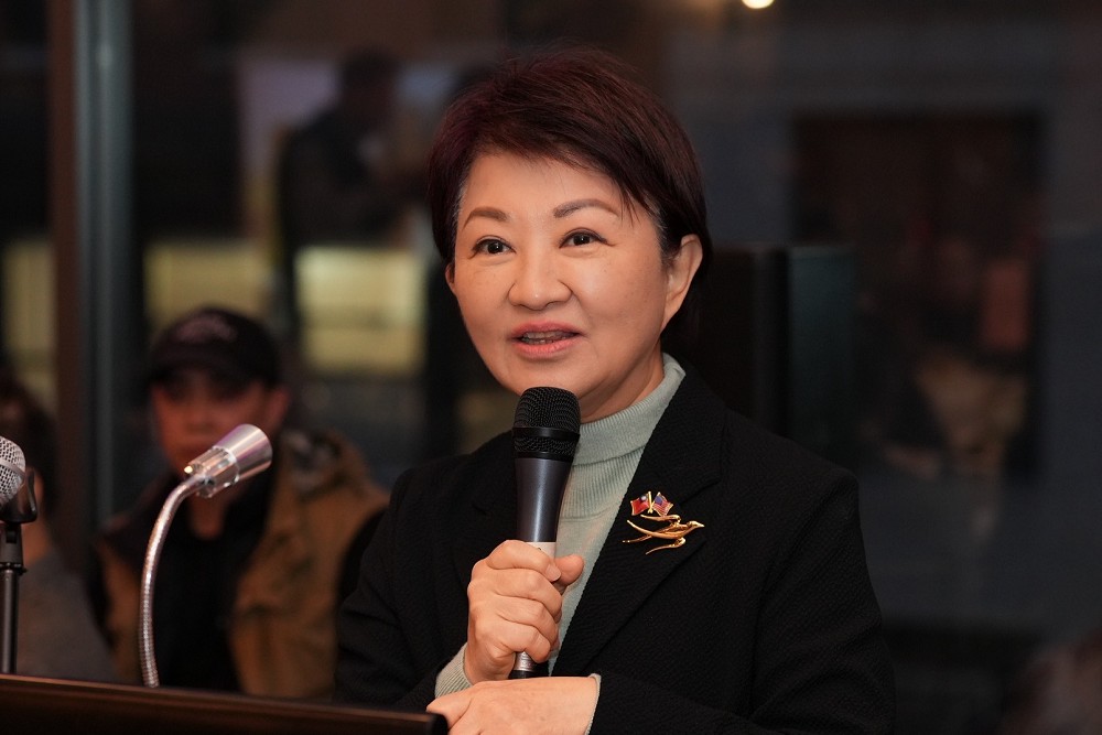 訪美演說以珍奶比喻台中精神　盧秀燕強調「愈在地、愈國際」城市底蘊 5