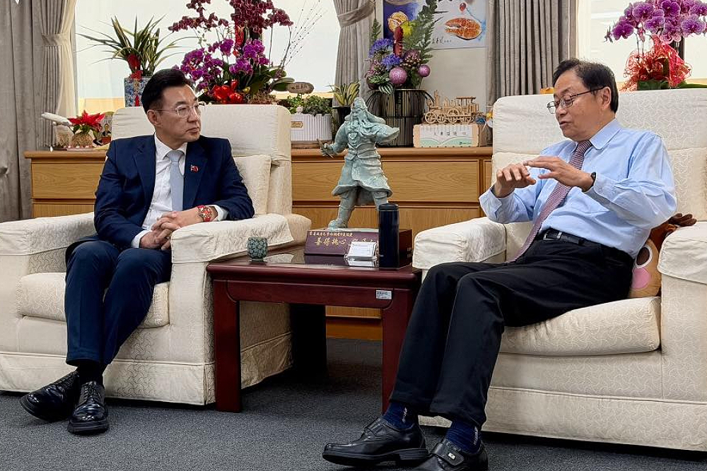 拜會張善政請益民生議題　江啟臣：借鏡治理打造台中旗艦城市 15
