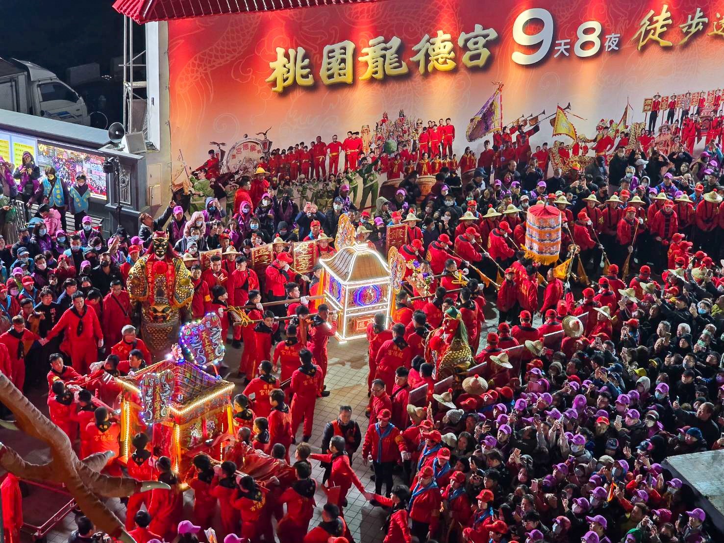 桃園龍德宮徒步進香4月登場　9天8夜橫跨9縣市信眾萬人隨行 7