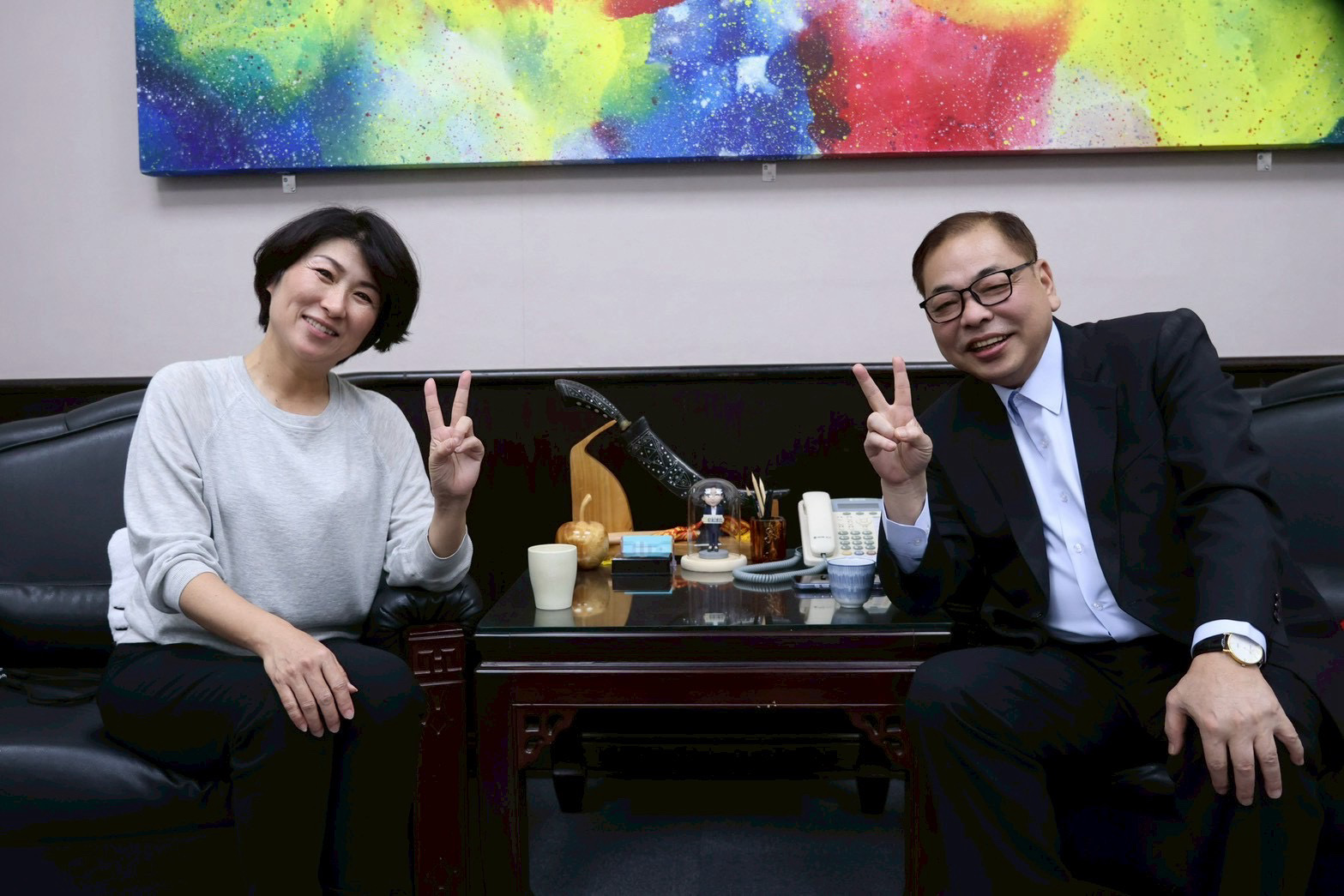 竹縣長初選！ 五星縣長饒慶鈴力挺陳見賢