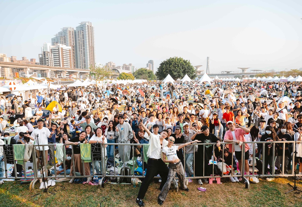 高灘處打造城市級音樂盛典　新北春紛節64萬人刷新紀錄　