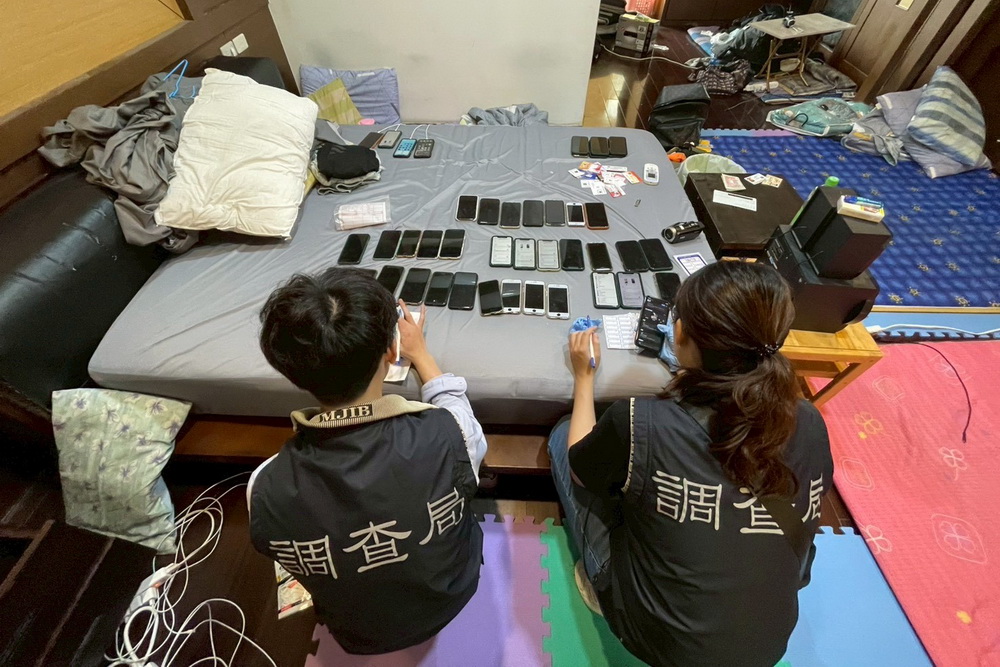 鎖定單身華僑及大陸人士　調查局破獲跨境戀愛詐欺機房 9