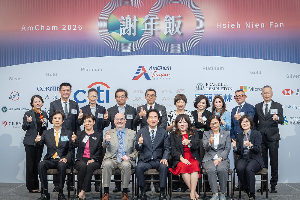美國商會謝年飯谷立言再提軍購　賴清德、盧秀燕聚焦台美合作 15