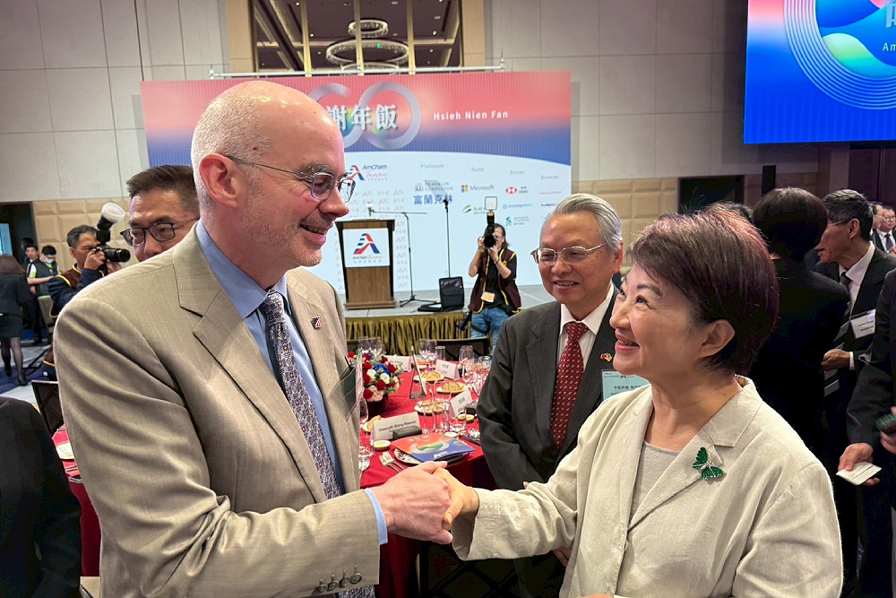 美國商會謝年飯谷立言再提軍購　賴清德、盧秀燕聚焦台美合作 17