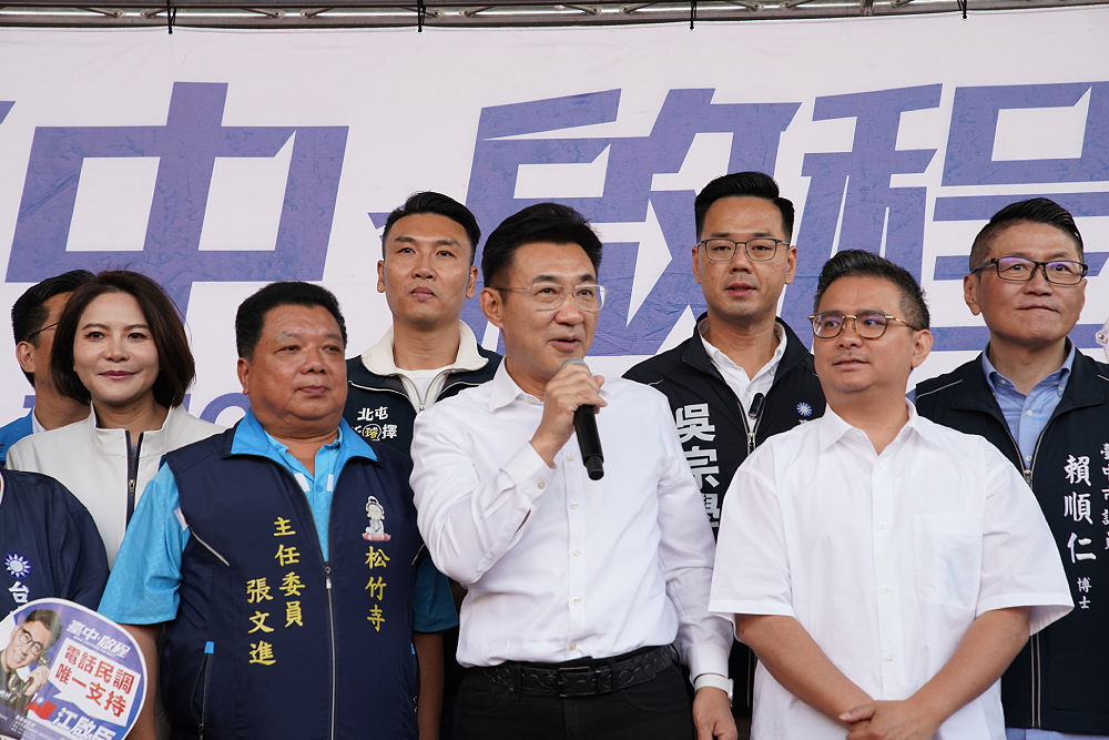 國民黨台中市長初選江啟臣勝出　楊瓊瓔用30年能量助選