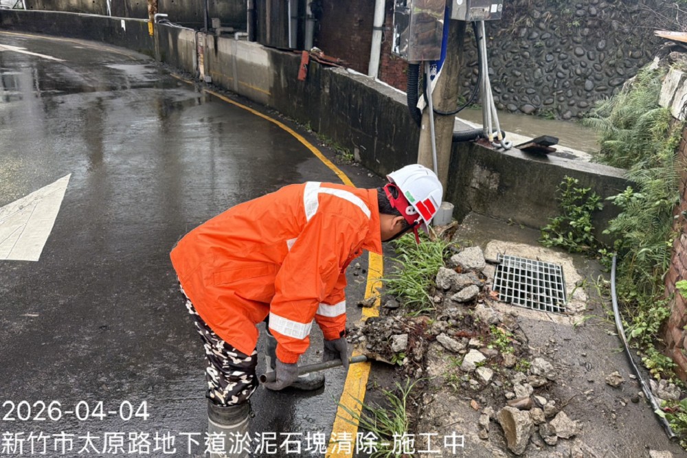 排水系統見成效！新竹清晨強降雨致積水　市府迅速恢復通行