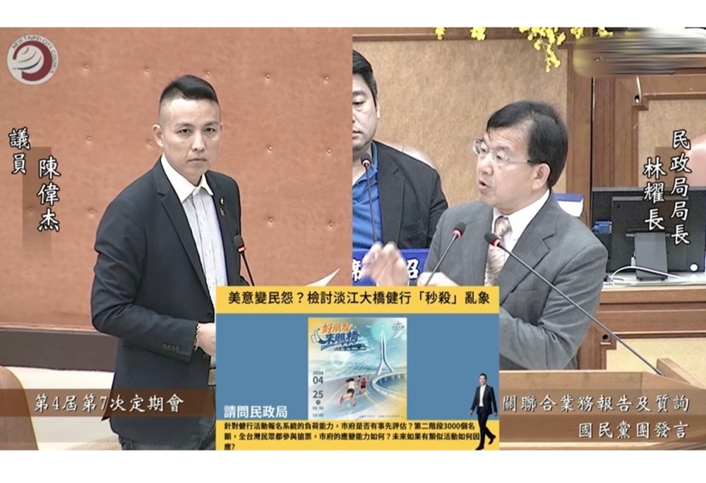 報不到名就不能上淡江大橋？　陳偉杰籲新北市府盡速說明疑慮