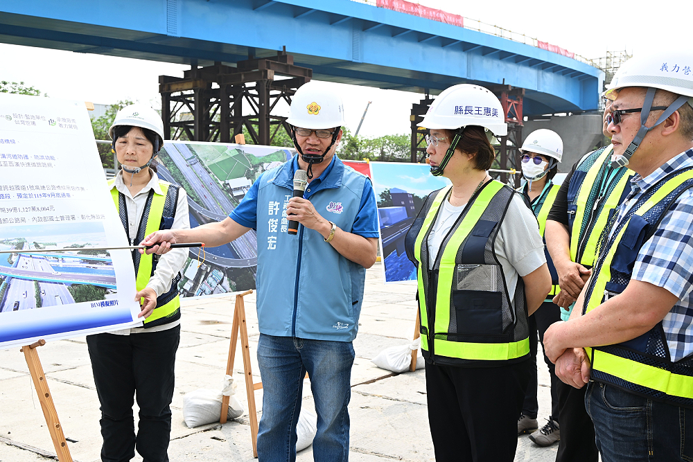 大埔截水溝堤岸道路拓寬工程　王惠美曝施工挑戰高「飛天鑽地」 3