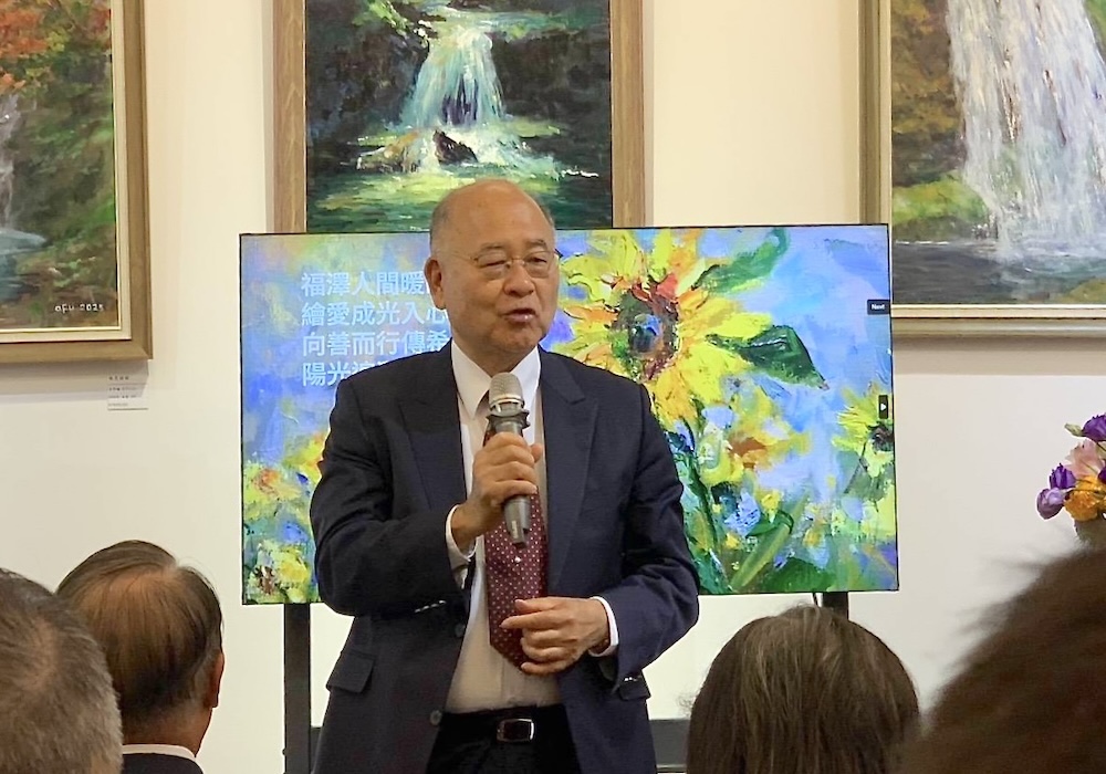 福繪向陽公益畫展登場　企業家呂阿福跨界傳遞生命力與希望