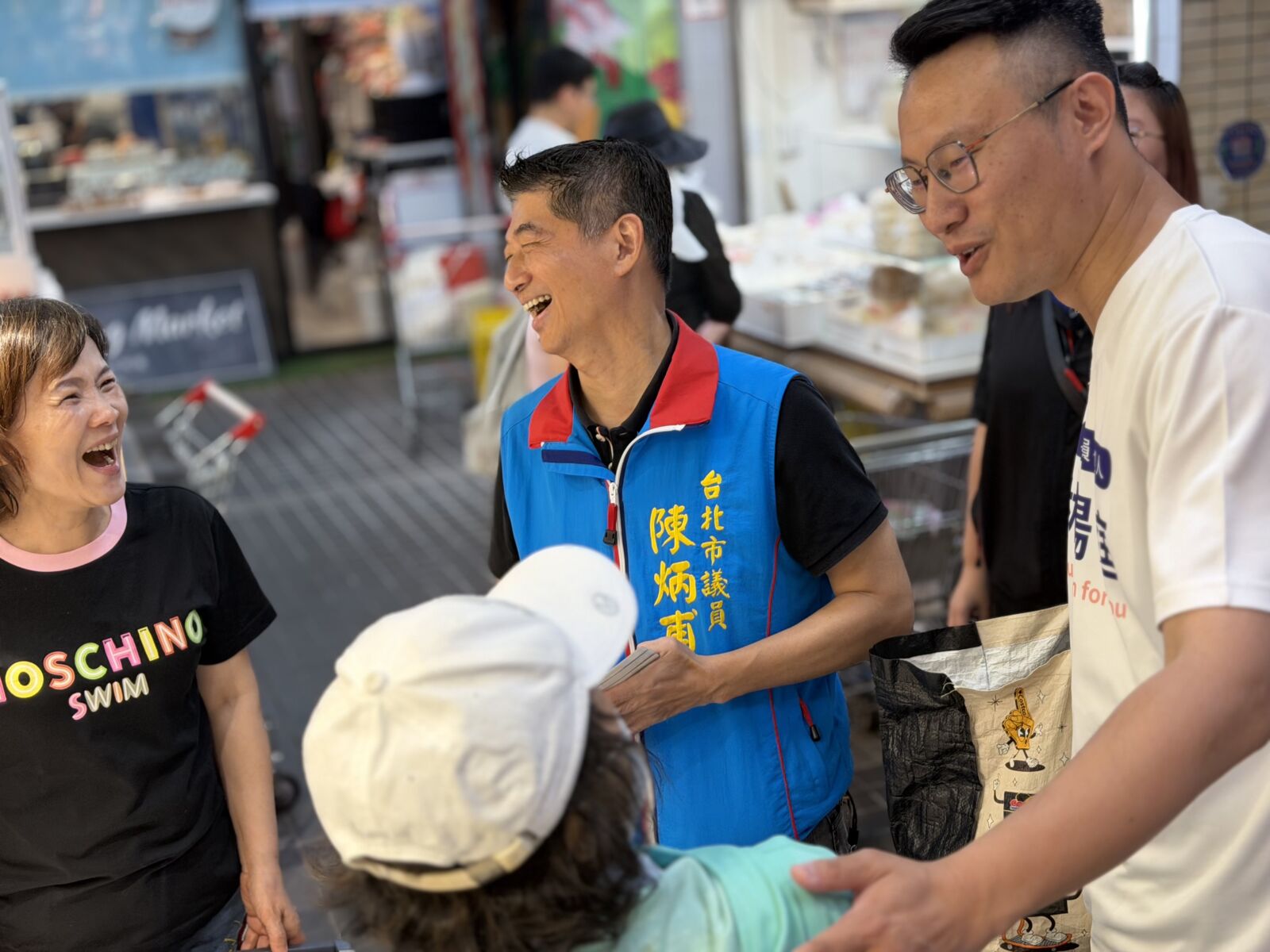 藍營戰將合體　陳炳甫呼籲市民挺在地、林揚庭承諾優化天母商圈 15