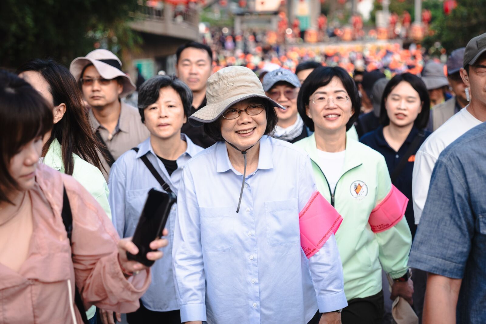 蘇巧慧隨蔡英文接駕白沙屯媽祖　沿途民眾熱情高喊「唯一支持」 7