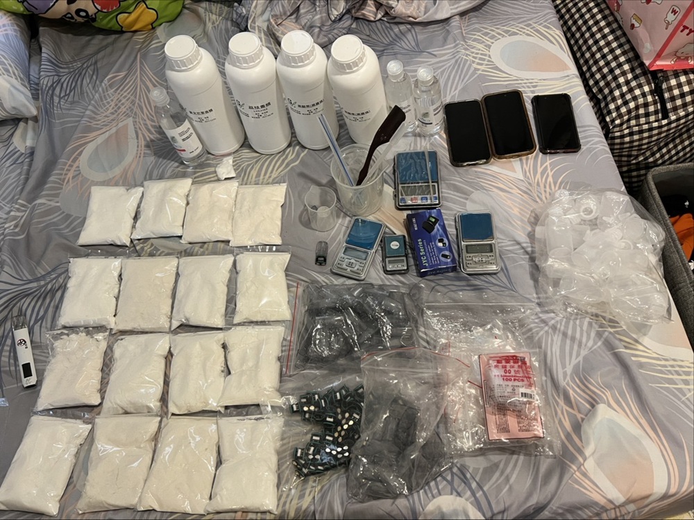 追查假幣商第3波　跨縣市逮4人起獲價值800萬元毒品