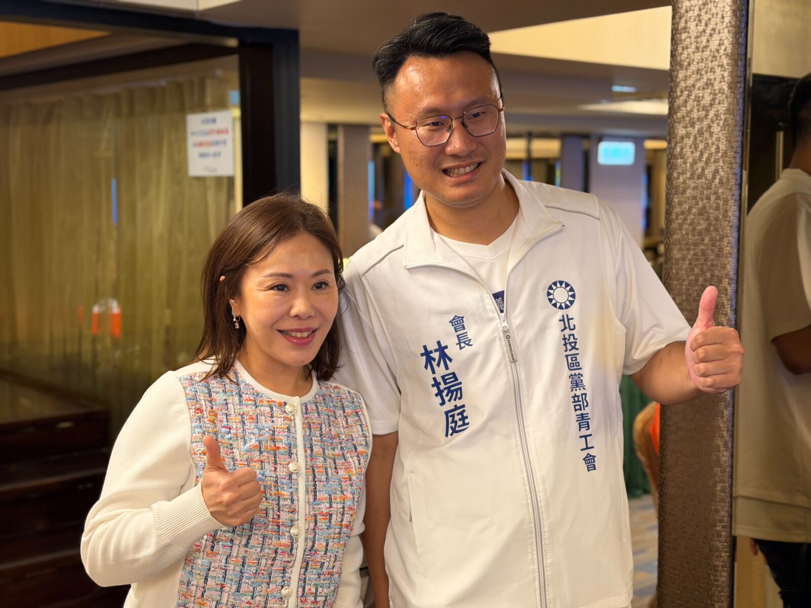 林揚庭獲士北攤商認證「你又來了」　李彥秀喊買一送一加碼送立委服務 19